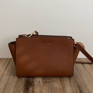 Michael Kors Selma Saffiano Leather Crossbody